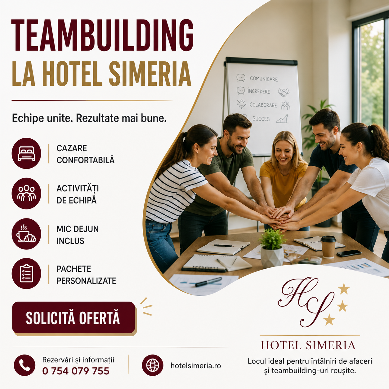 Destinația ideală pentru teambuilding-uri